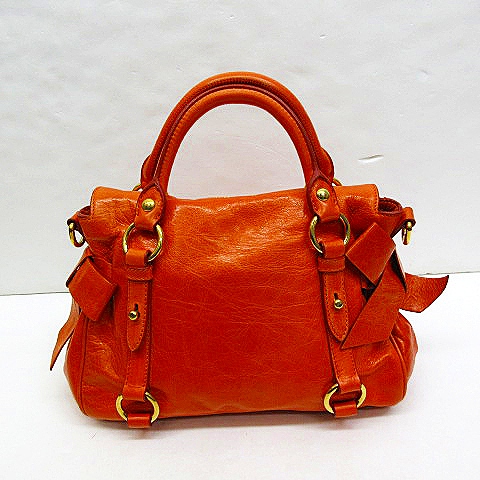 ミュウミュウ miumiu RT0438 レザー 2WAY ショルダーバッグ