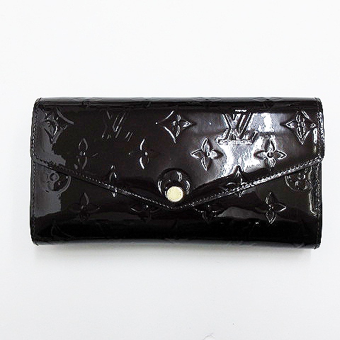 ルイヴィトン M90152 ヴェルニ ポルトフォイユ サラ ケース付き