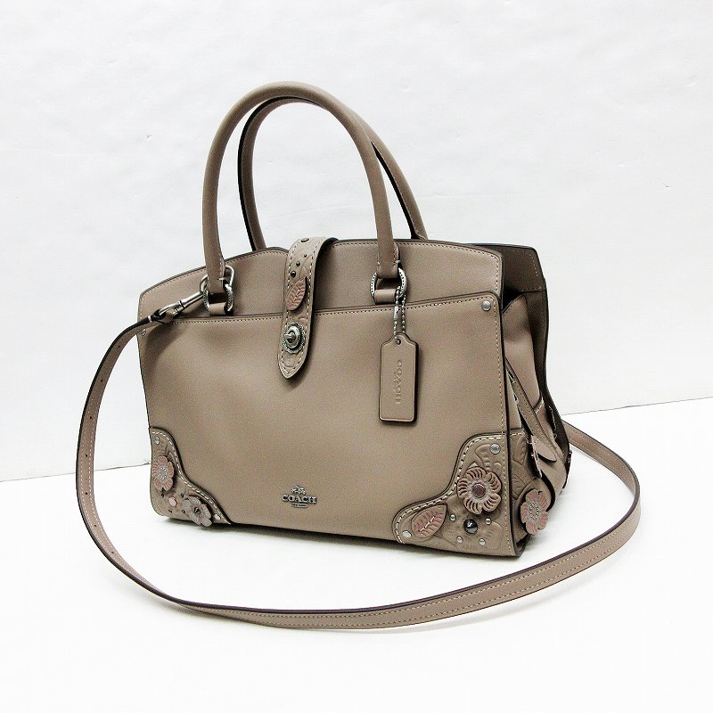 コーチ COACH 極美品 12030 サッチェル 30 ウィズ ペインテッド ティー 