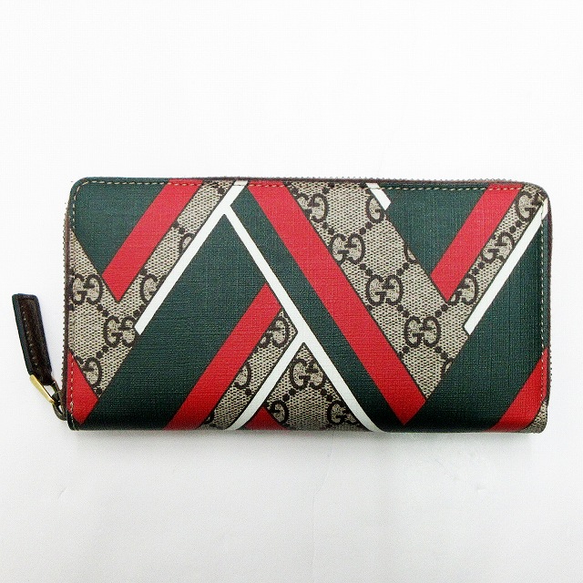 未使用品 グッチ GUCCI 429223-K1M1T/8574 GG Chevron ラウンド 