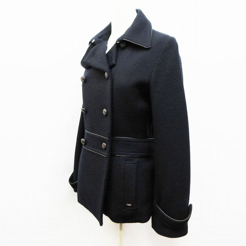 TOMMY HILFIGER ショートコート S/P ネイビー