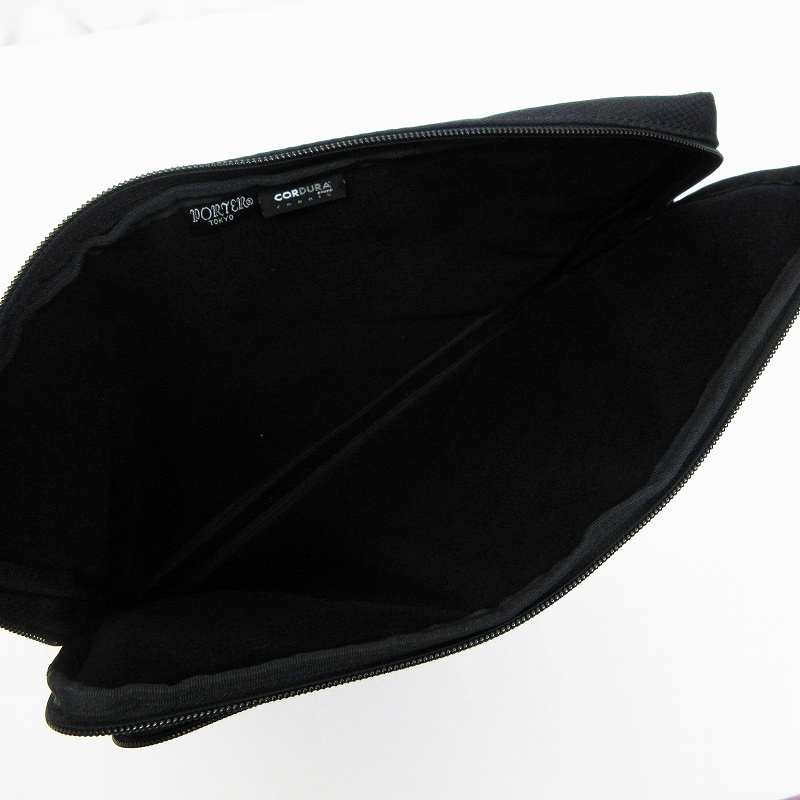 ポーター Porter 吉田カバン Cordura 653 080 ディル Dill Pcケース パソコンケース Ipadケース クラッチ ビジネス バッグ ナイロンキャンバス 黒 ブラック系 17 メンズ レディース 064 ベクトルパーク