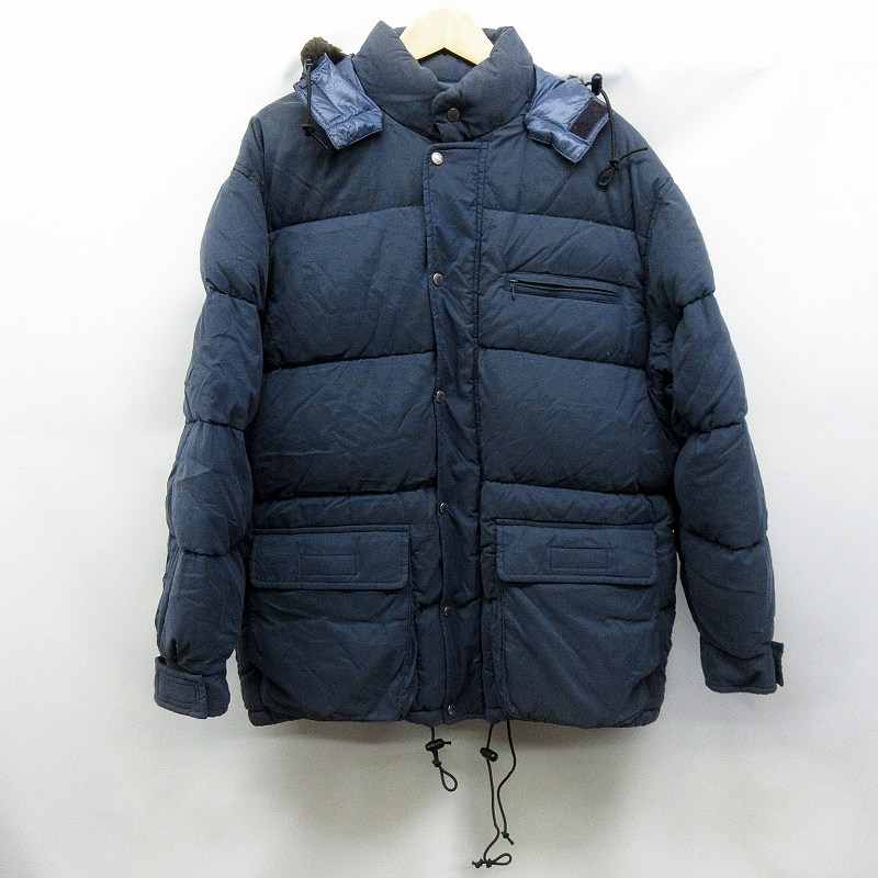 チャップス CHAPS ラルフローレン フーデッド ダウンジャケット M 紺 