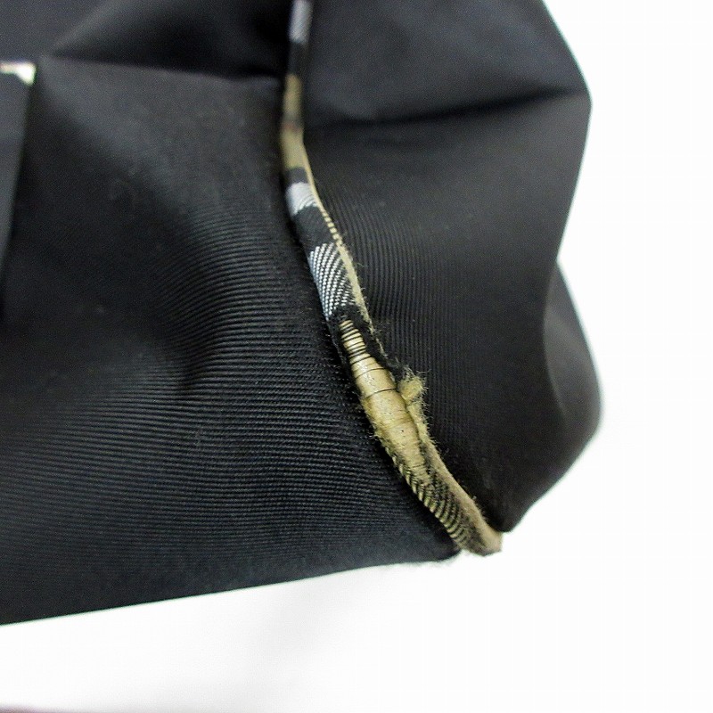 バーバリーゴルフ/ボストンバッグ/ゴルフウェアバッグ/ノバチェック/ナイロン/黒 バーバリーゴルフ/ボストンバッグ/ゴルフウェアバッグ/ノバチェック