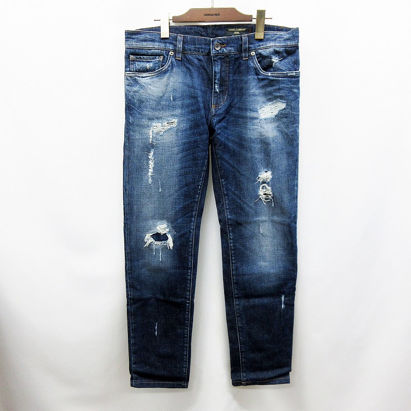 ドルチェ&ガッバーナ ドルガバ DOLCE&GABBANA G6XOLD ダメージ加工 