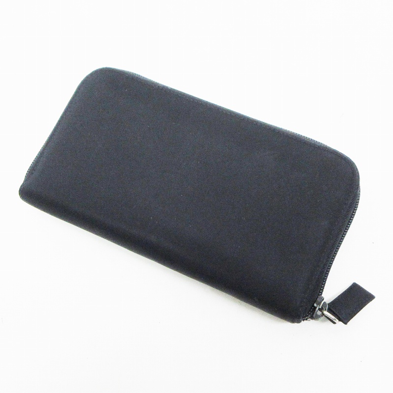 PRADA ブラック ナイロン/ レザー ラウンドジップ 長財布 三角プレート 楽天市場】【未使用品】 プラダ 長財布 ジップアラウンド長財布