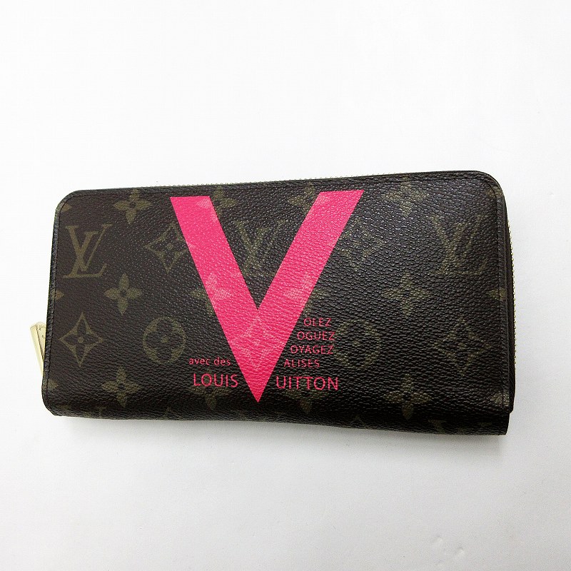 ルイヴィトン LOUIS VUITTON 美品 M60936 モノグラムV ジッピー