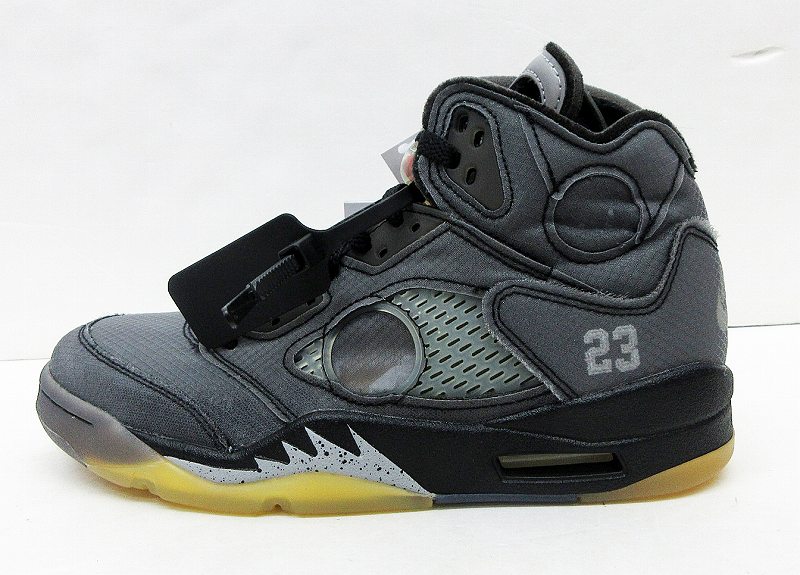 未使用品 ナイキ NIKE × オフホワイト OFF WHITE AIR JORDAN 5 RETRO 