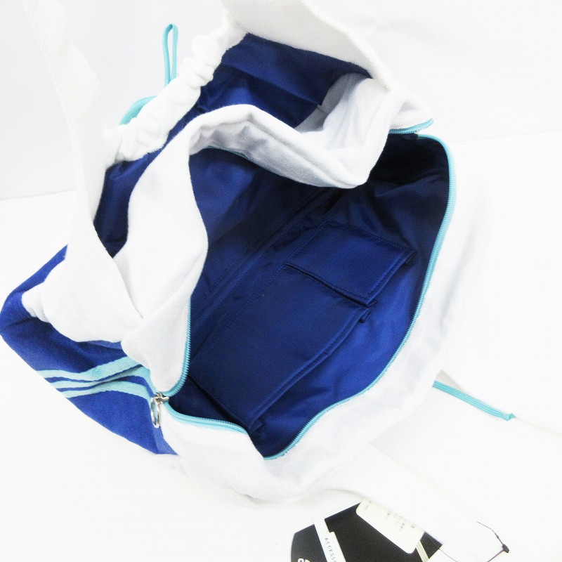 私の店様専用】adidas ボストンバッグ ホワイト/ブルー adidas