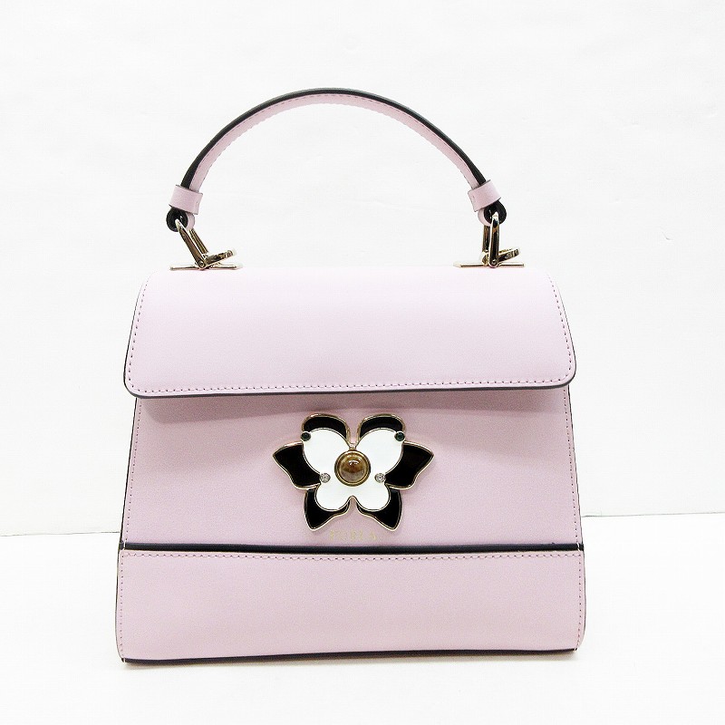 未使用品 フルラ FURLA 2WAY ミニ ハンドバッグ ショルダーバッグ 