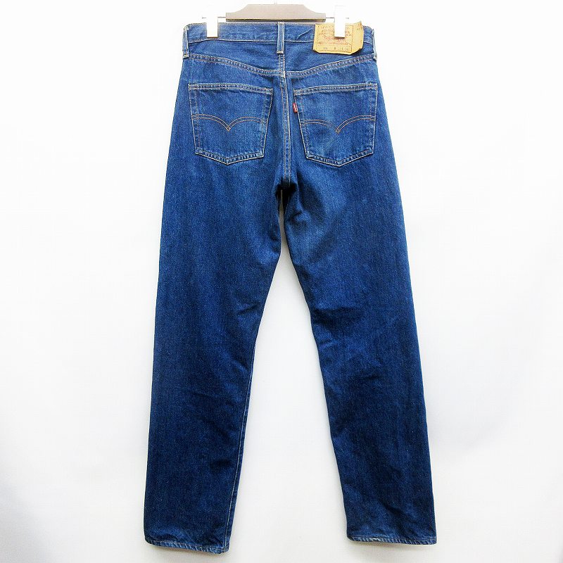 リーバイス Levi S 復刻 ヴィンテージ 60 S 501 Bige ボタンフライ 赤耳 セルビッチ セルヴィッジ デニムパンツ ジーンズ W32 美濃淡 W76cm 1995年10月製造 バレンシア工場 555 メンズ 064 ベクトルパーク