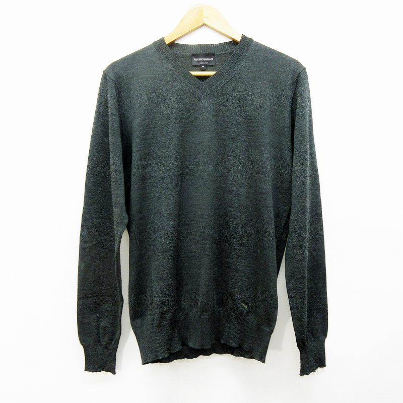 未使用品 エンポリオアルマーニ EMPORIO ARMANI ウール ニット 
