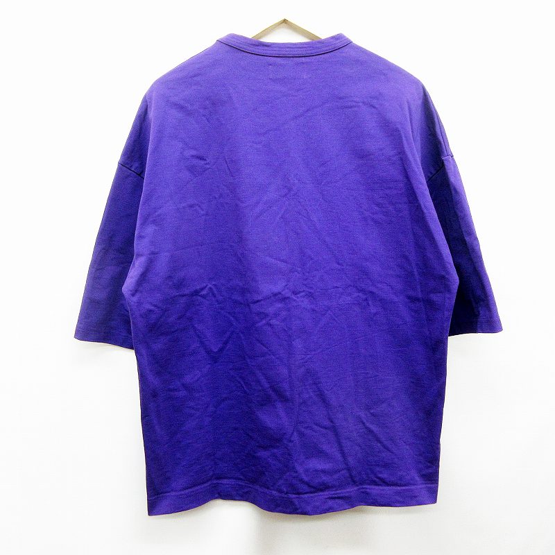 ルイス Lui S オーバーサイズ 無地 Tシャツ 半袖 カットソー フリーサイズ 紫 パープル系 ヘビーウェイト 綿 コットン 100 29 メンズ レディース 064 ベクトルパーク