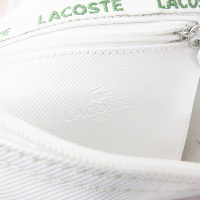 LACOSTE ホワイト トートバッグ ホワイト（白）系 LACOSTE(ラコステ) バッグ・カバン(メンズ
