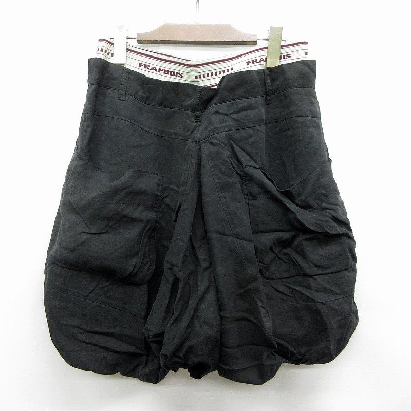 フラボア Frapbois バルーン ショートパンツ 1 Sサイズ相当 黒 ブラック系 レディース 064 ベクトルパーク フラボア Frapbois バルーン ショートパンツ 1 Sサイズ相当 黒 ブラック系 レディース 064 ベクトルパーク
