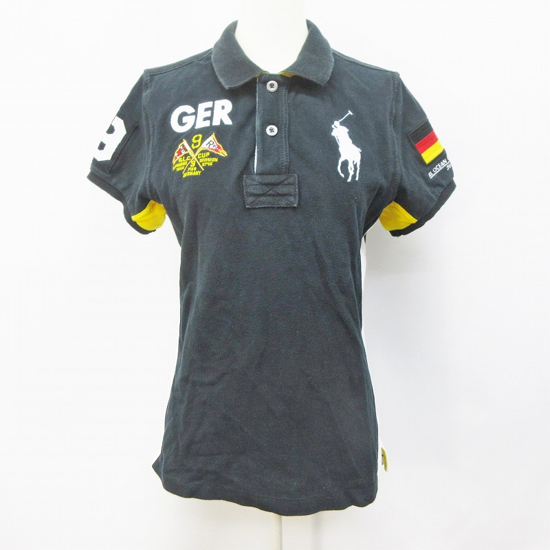ラルフローレン RALPH LAUREN GERMANY ポロシャツ 半袖 ハーフボタン 