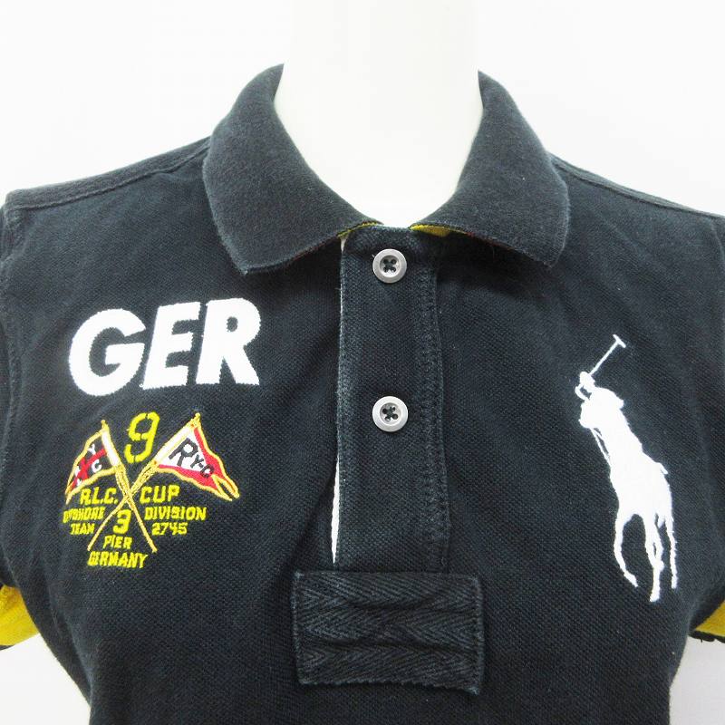 ラルフローレン RALPH LAUREN GERMANY ポロシャツ 半袖 ハーフボタン 