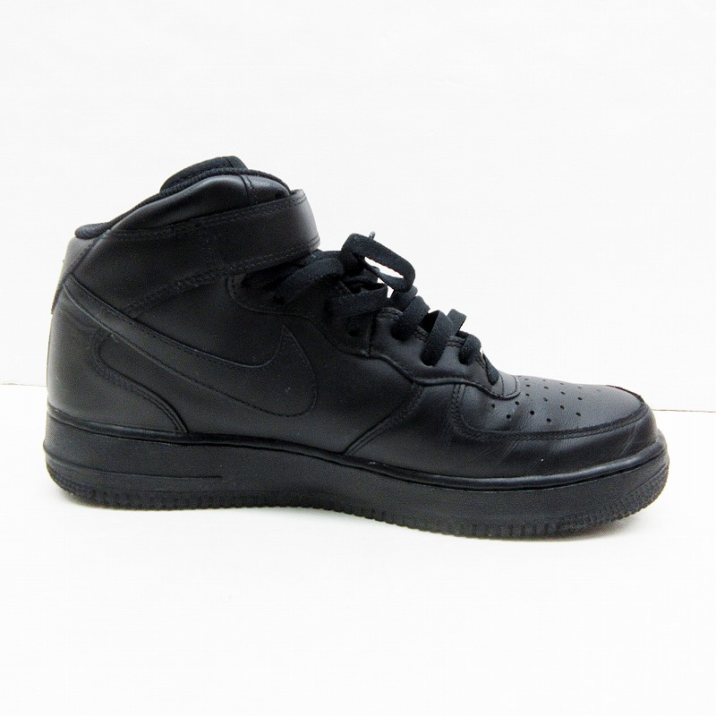 Amazon.co.jp: [ナイキ] AIR FORCE 1 MID 07 BLACK/BLACK US7.5