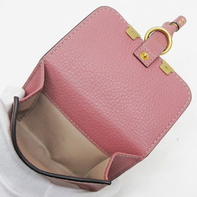 クロエ Chloe マーシー ハンドバッグ レッド系 レザー クロエ Chloe マーシー ハンドバッグ レッド系 レザー