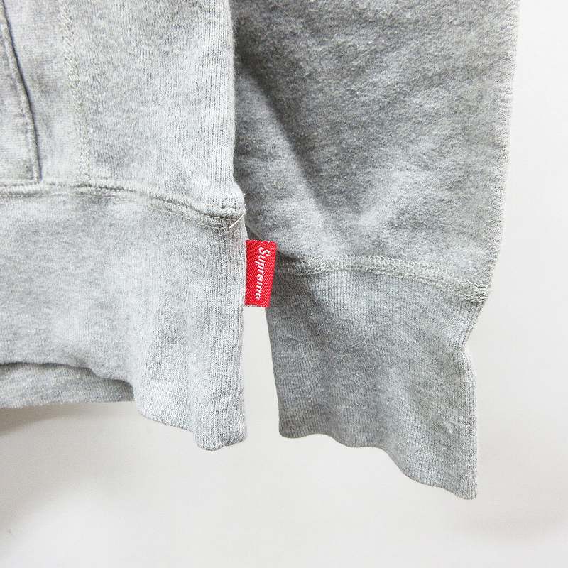 シュプリーム SUPREME 13SS Bling Box Logo Hooded Sweatshirt プルオーバー パーカー S 灰色 グレー系  ブリング ボックスロゴ メンズ