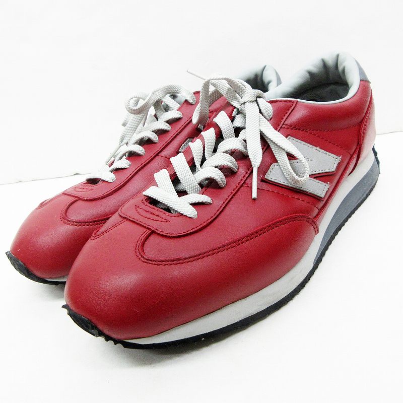 ニューバランス New Balance C2rd レザー ローカット スニーカー 28cm 2e 赤 レッド系 31 メンズ 064 ベクトルパーク