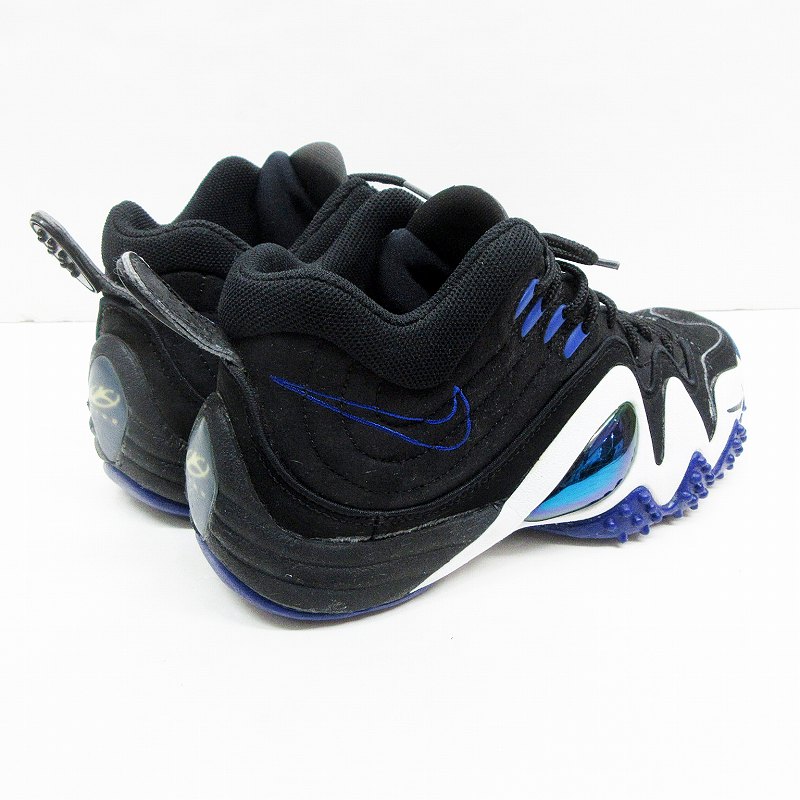 NIKE AIR ZOOM FLIGHT V ズームフライト5 黒青 96モデル 青春 '96 その② 》 NIKE Air Zoom Flight 5👟🏀 モアアップ