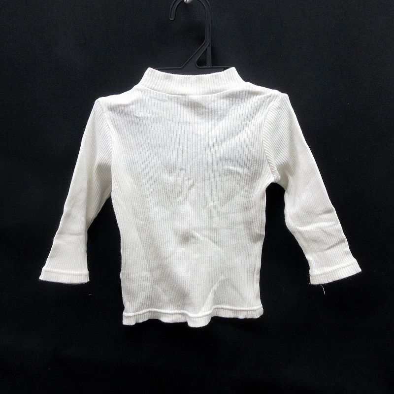 Futafuta 赤ちゃん ベビー服 リブニット ストレッチ カットソー 90cm 白 ホワイト系 その他 064 ベクトルパーク