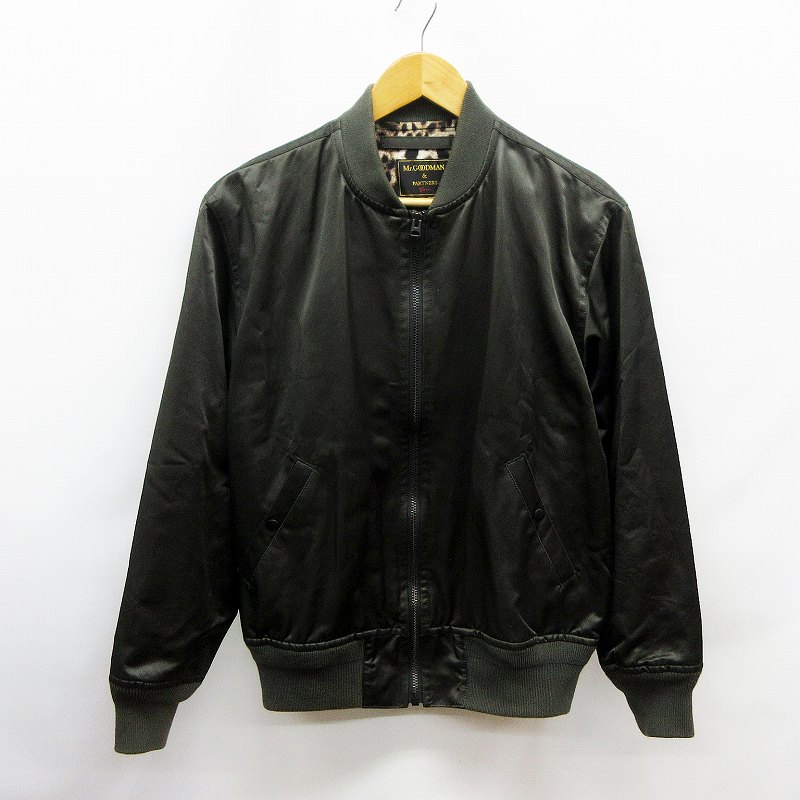 アンドファミリー Andfamily Mr Goodman R C Sports Jacket ミスターグッドマン スポーツ ジャケット M ブルゾン 緑 グリーン系 裏地 レオパード ヒョウ柄 Mgjk 064 ベクトルパーク