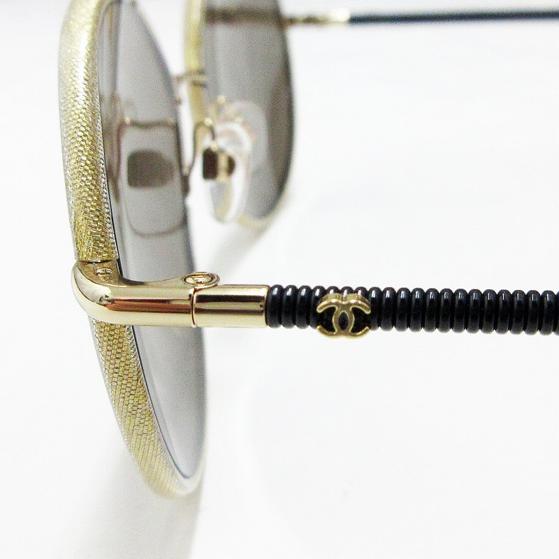 未使用品 シャネル CHANEL 4228-Q 伊製 イタリア製 ミラーレンズ  