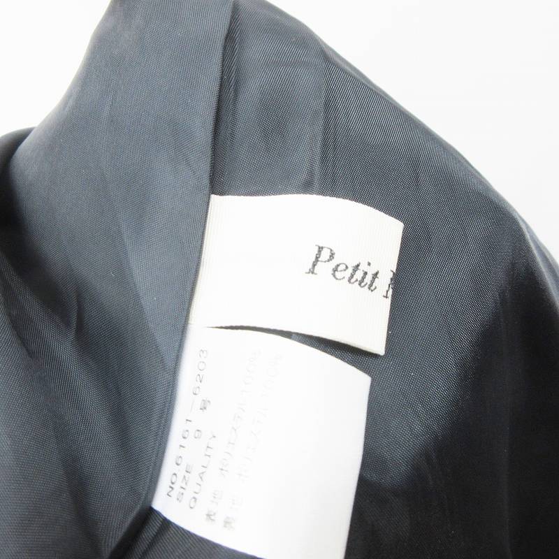 プチメゾン Petit Maison スカート 膝丈 フレア 無地 タック 9号 M相当 黒 ブラック系 レディース 064 ベクトルパーク