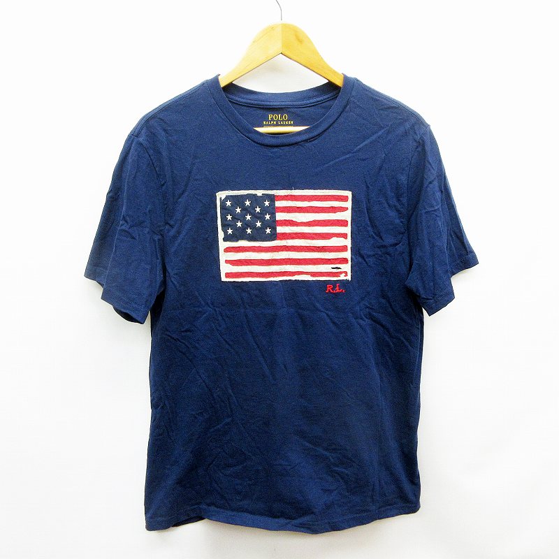 ポロ ラルフローレン POLO RALPH LAUREN 星条旗 刺繍 半袖 Tシャツ 