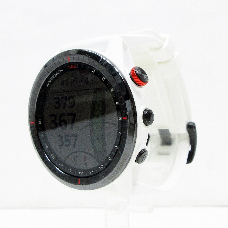 美品 Garmin ガーミン Gps ゴルフウォッチ Approach S62 腕時計 White Ct10 3個セット 白 ホワイト系 メンズ レディース 064 ベクトルパーク