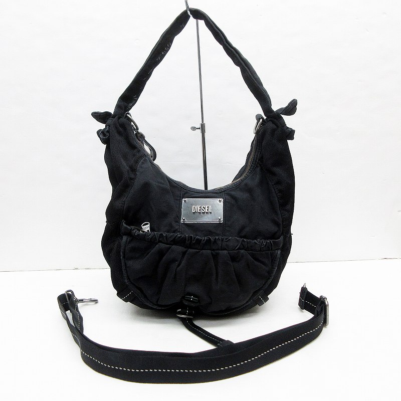 no31608 DIESEL ディーゼル 帆布 キャンバス ショルダー バッグ 1DR（WOMEN）: キャンバスショルダーバッグ｜ディーゼル（DIESEL