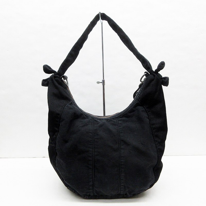 ディーゼル DIESEL 2WAY キャンバス ショルダーバッグ 黒