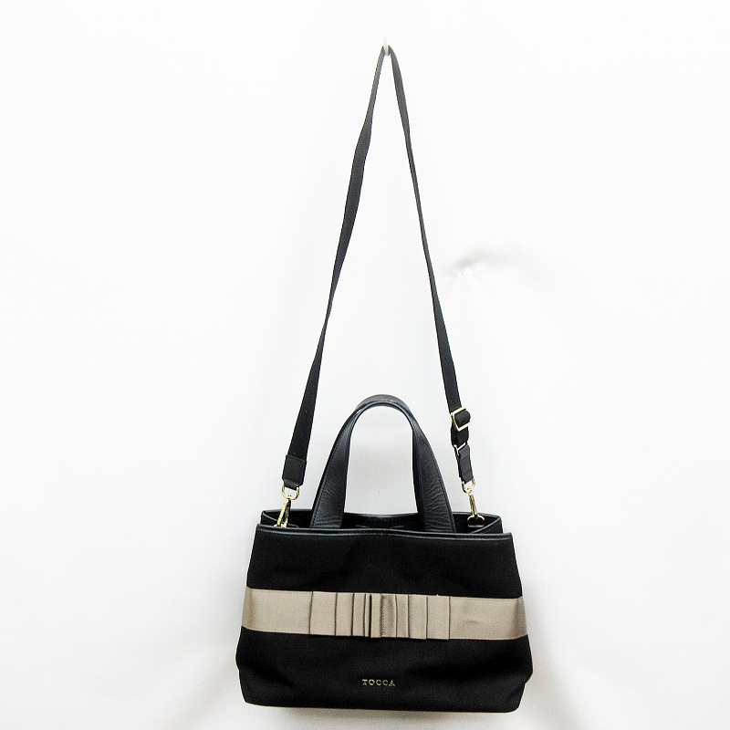 トッカ Tocca キャンバス 2way トートバッグ ハンドバッグ ショルダーバッグ 黒 ブラック系 レディース 064 ベクトルパーク トッカ Tocca キャンバス 2way トートバッグ ハンドバッグ ショルダーバッグ 黒 ブラック系 レディース 064 ベクトルパーク