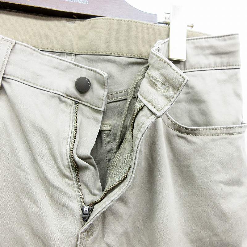 ユニクロ Uniqlo ストレッチ テーパード パンツ L ベージュ W84 92cm メンズ 064 ベクトルパーク