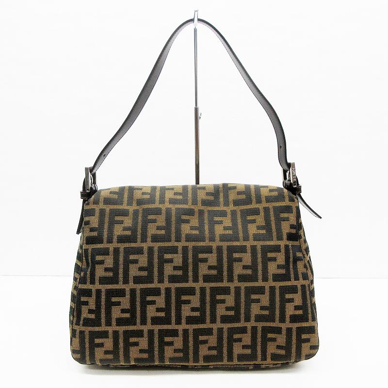 未使用品 フェンディ FENDI マンマバケット ズッカ柄 FF キャンバス 