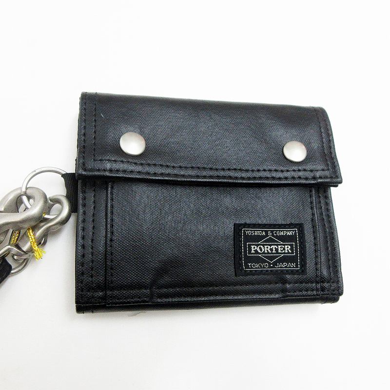 未使用品 ポーター PORTER フリースタイル ウォレット 三つ折り 財布 