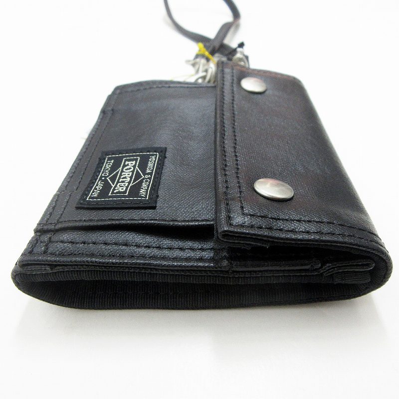 未使用品 ポーター PORTER フリースタイル ウォレット 三つ折り 財布 