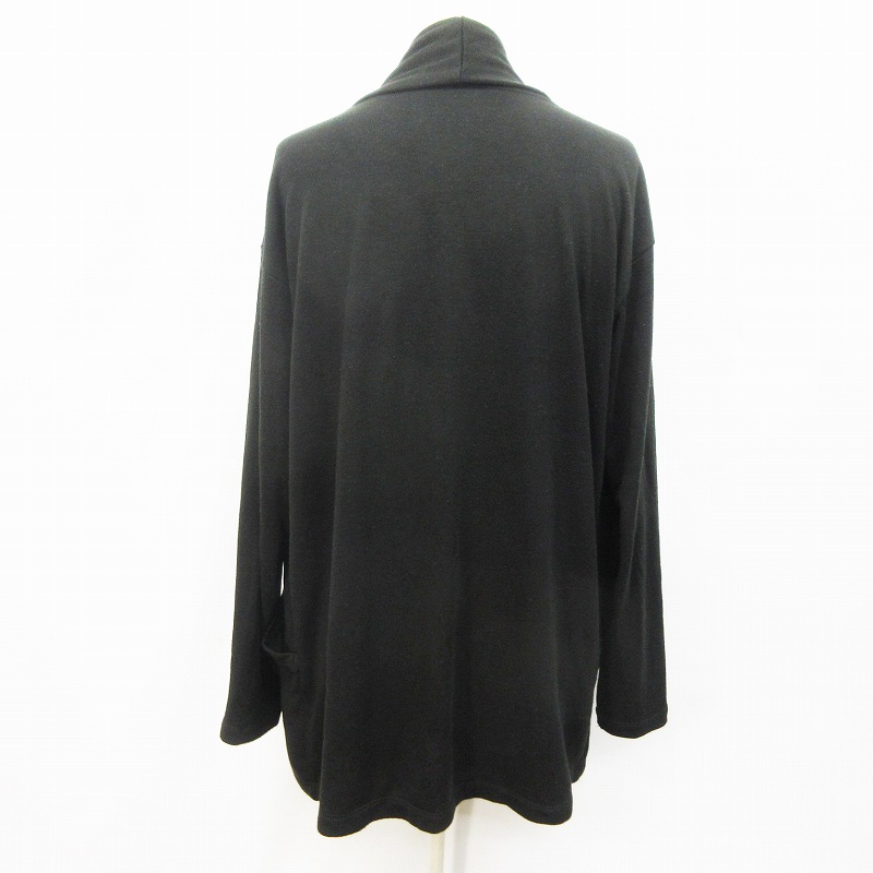 ユニクロ Uniqlo 272 1263 Heattech ヒートテック ルーム カーディガン 長袖 ショールカラー 無地 裏パイル 起毛 M 黒 ブラック系 33 レディース 064 ベクトルパーク