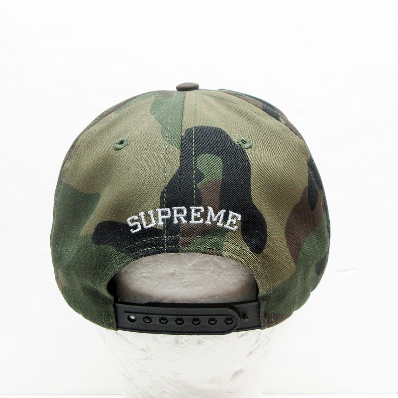 シュプリーム 17FW Fire 5-Panel cap キャップ supreme black 黒 半タグ付き 未使用 Supreme Fire 5-Panel Black - FW17 - US