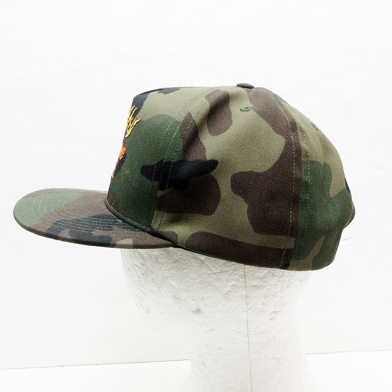 シュプリーム SUPREME 17FW Fire 5-Panel キャップ 迷彩 緑 グリーン系