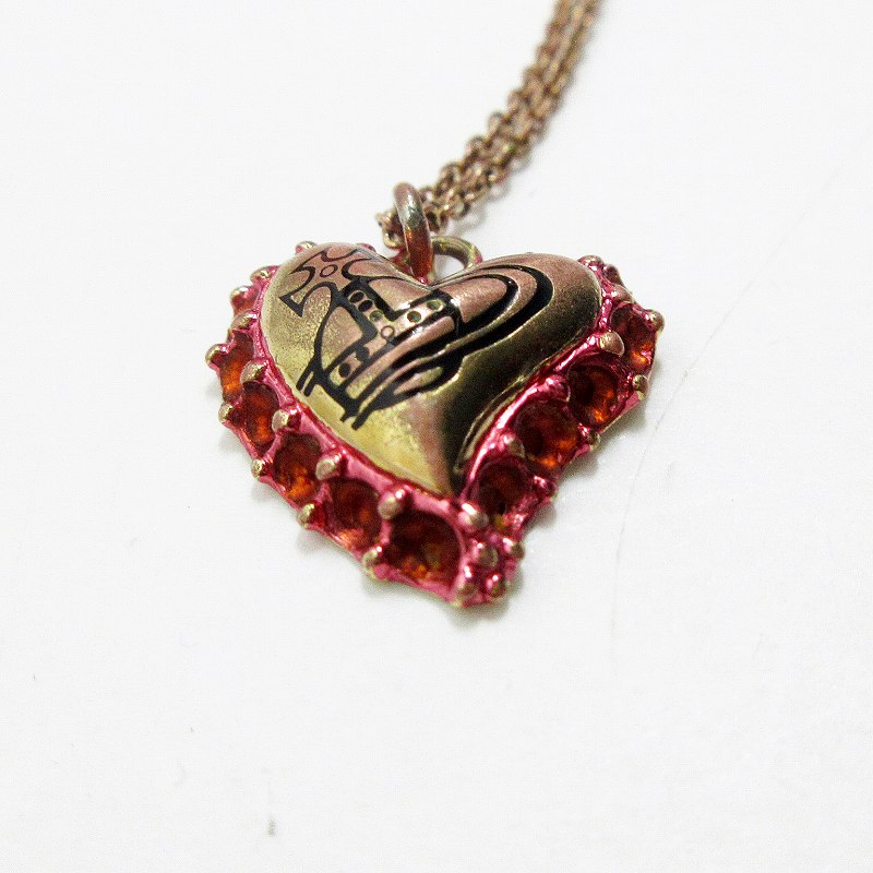 ヴィヴィアンウエストウッド Vivienne Westwood ネックレス ハート オーブ ピンク ゴールド レディース 064 ベクトルパーク