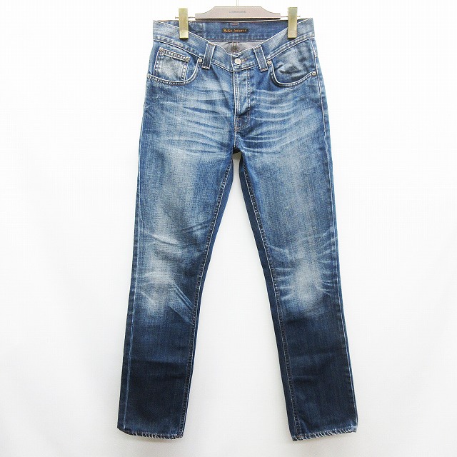 ヌーディージーンズ Nudie Jeans Nj1616 Grim Tim デニムパンツ ジーンズ W31 Used加工 ボタンフライ ストレート メンズ 064 ベクトルパーク