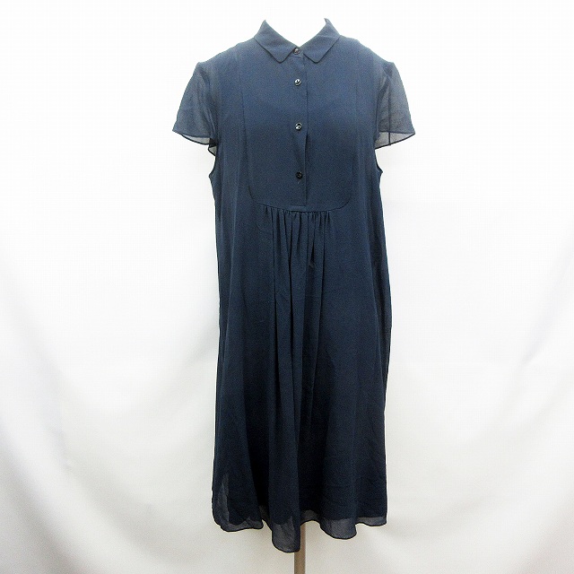ノット Knott トゥモローランド 美品 シャツ ワンピース シルク 1 Mサイズ相当 レイヤード デザイン 紺 ネイビー 日本製 レディース 064 ベクトルパーク ノット Knott トゥモローランド 美品 シャツ ワンピース シルク 1 Mサイズ相当 レイヤード デザイン 紺 ネイビー 日本製 レディース 064 ベクトルパーク