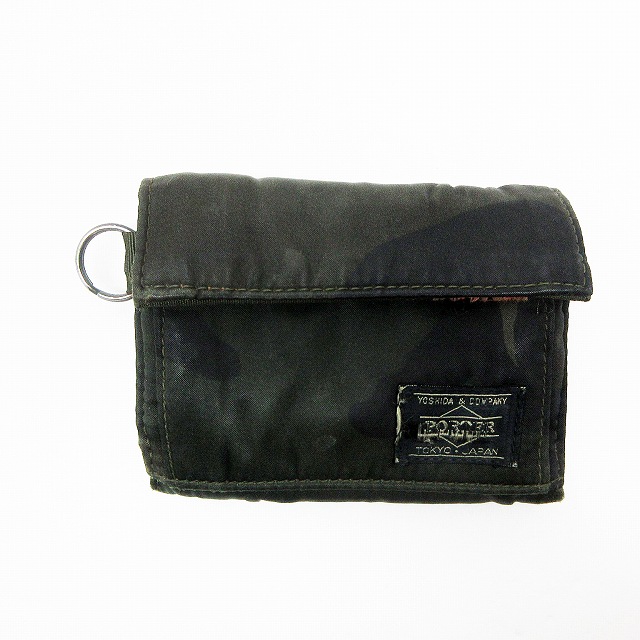ポーター PORTER タンカー30周年記念 カモフラ 迷彩柄 二つ折り 財布  