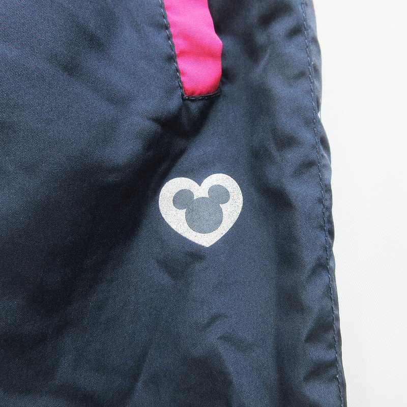 イグニオ Ignio ディズニー Disney ミッキーマウス キッズ 子供服 スポーツウェア トラック パンツ ウインドブレーカー ウエストゴム 切替 裏起毛 140 紺 ネイビー系 キッズ 064 ベクトルパーク