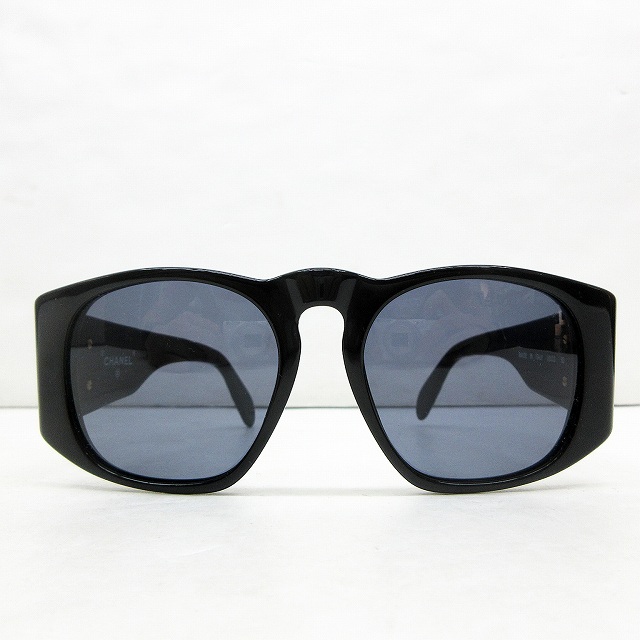 シャネル CHANEL サングラス マトラッセ ココマーク セルフレーム 黒  