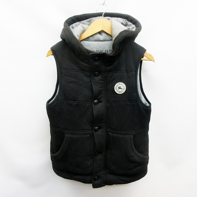バーバリーブラックレーベル BURBERRY BLACK LABEL 中綿 ベスト 2 M 