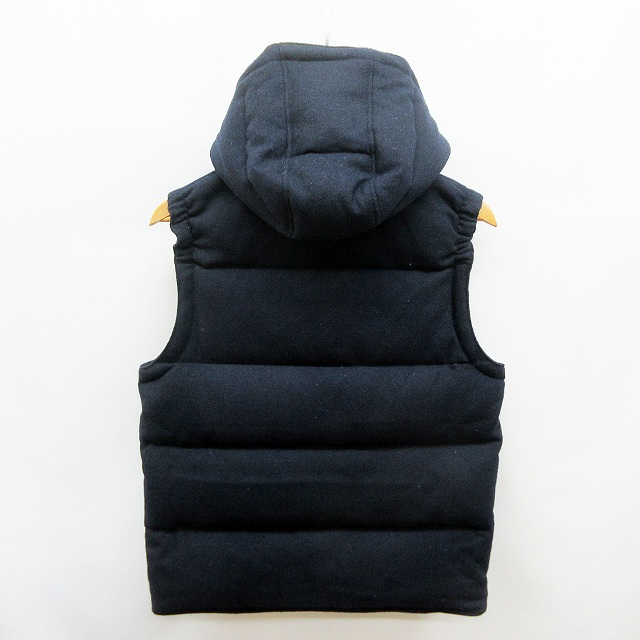 ソフネット SOPHNET. WOOL MELANGE DOWN VEST ウール ダウンベスト S 